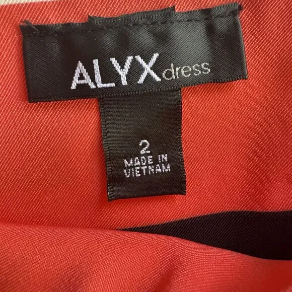 New Alyx Dress Sleeveless Stripe Coral Navy Cream Sheath Sz 2 Office Classic NWT - Picture 8 of 15